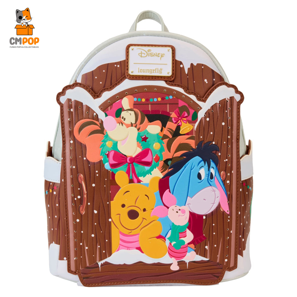 LOUNGEFLY WINNIE THE POOH FRIENDS HOLIDAY BACKPACK, READ BELOW, PRICE on sale FIRM