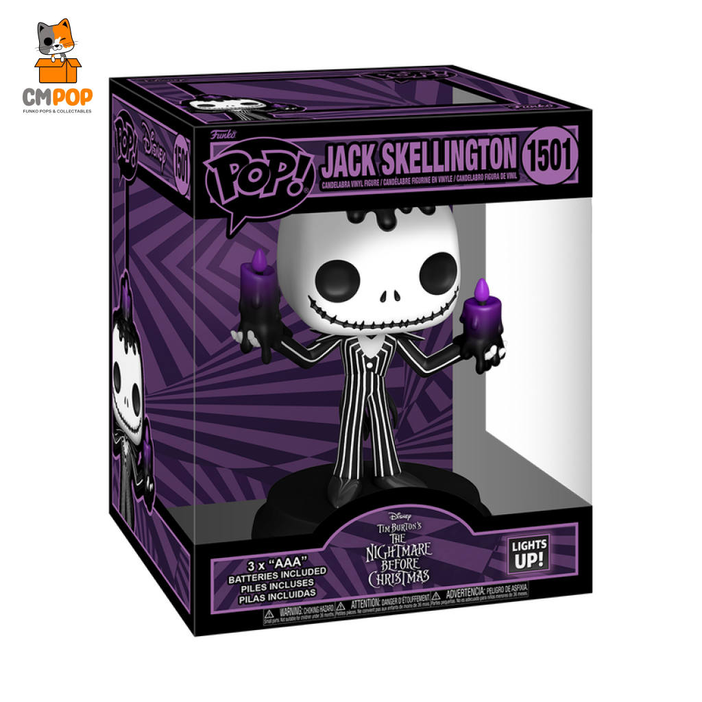 Jack Skellington Light Up - #1501- Funko Pop! -Disney Nightmare Before