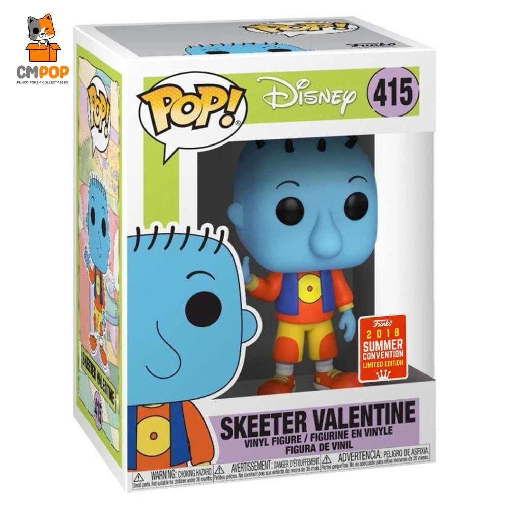 Skeeter Valentine 415 Funko Pop 2018 Summer Convention Limited Edition