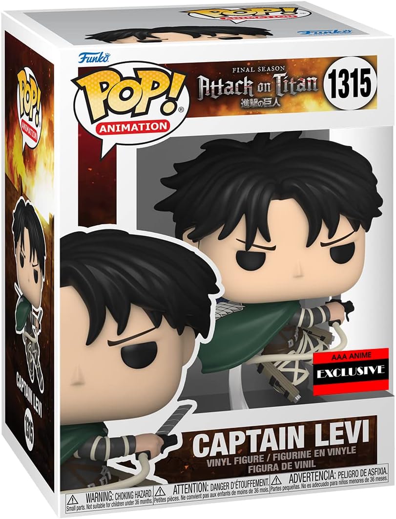 Captain Levi - #1315 - Funko Pop! - Attack On Titan - AAA Anime Exclusive
