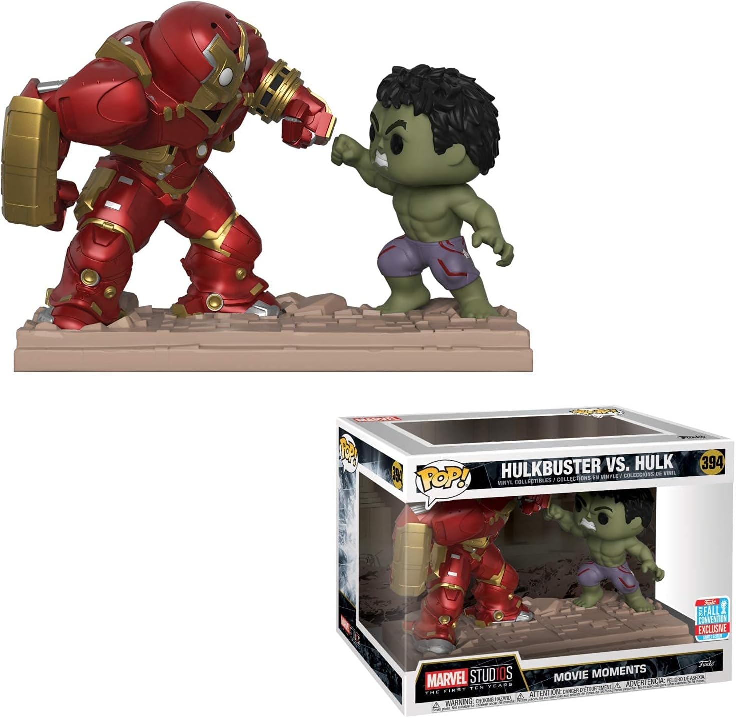 Hulkbusters VS. Hulk - #394 - Movie Moments  - Funko Pop! - Marvel -2020 Fall Convention Exclusive