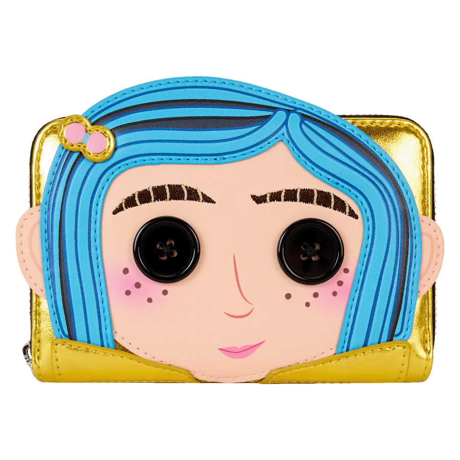 Coraline 15th-Anniversary Doll Cosplay Zip Around Wallet - Loungefly - Wallet