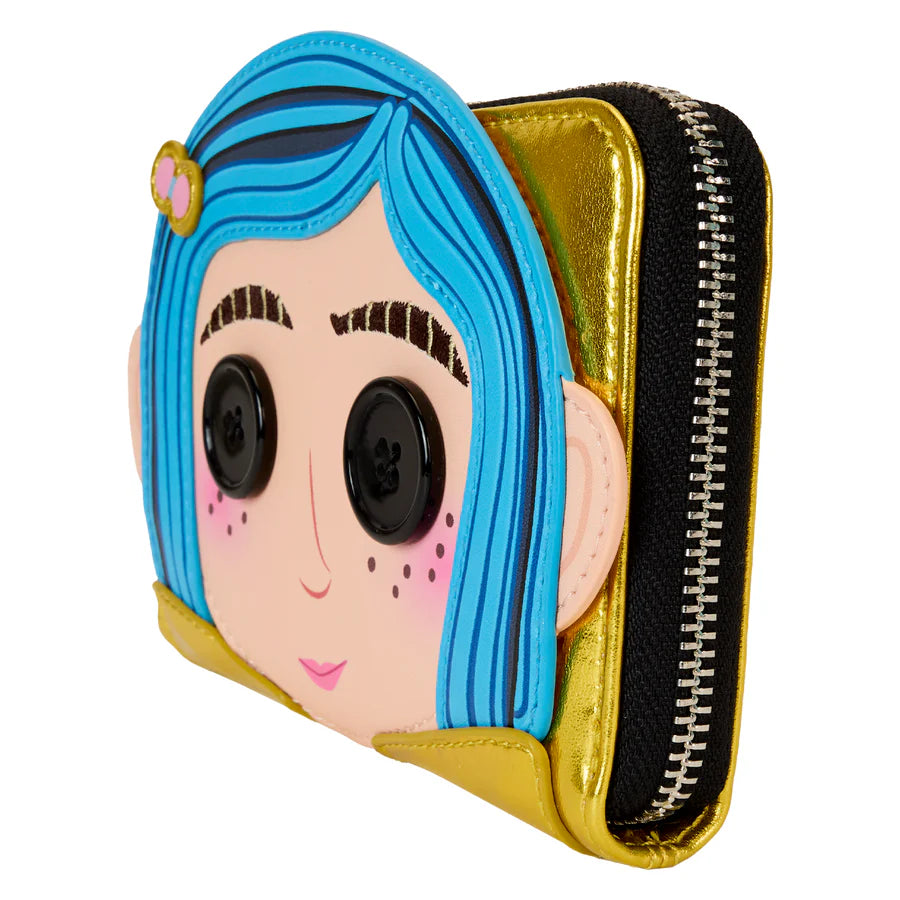 Coraline 15th-Anniversary Doll Cosplay Zip Around Wallet - Loungefly - Wallet