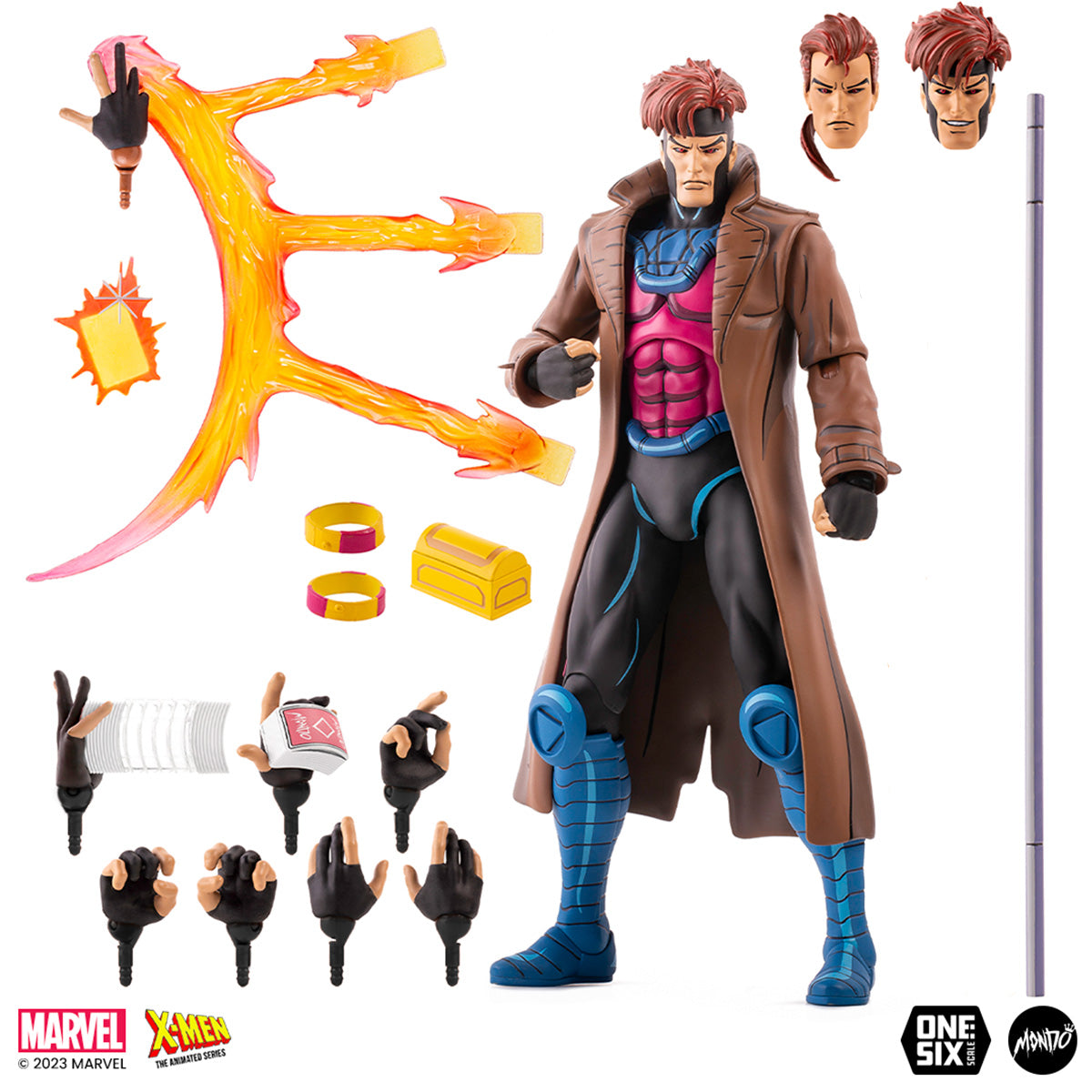 X-Men: The Animated Series - Gambit 1/6 Scale Figure - Mondo Figure