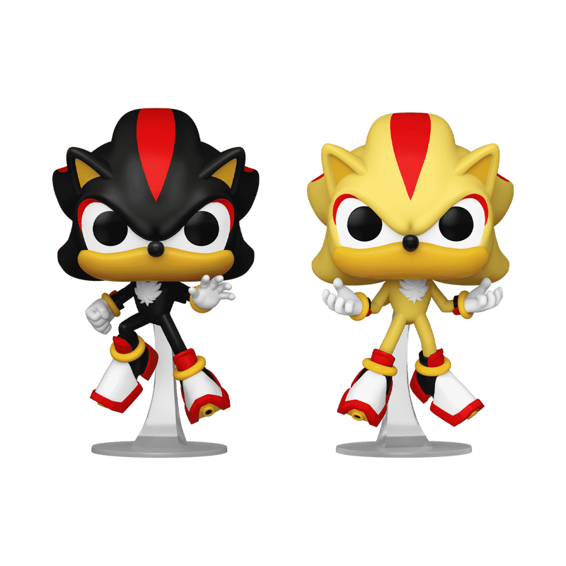 Shadow & Super Shadow  - 2 Pk  - Funko Pop! - Sonic The Hedgehog - GITD - GameStop Exclusive
