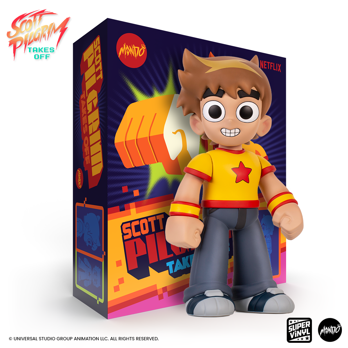 Scott Pilgrim Takes Off - Scott Pilgrim Super Soft Vinyl Figure - Mondo Figure