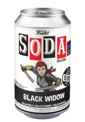 Black Widow  - Funko Vinyl Soda - 15,000 Pieces - Marvel - Chance of Chase