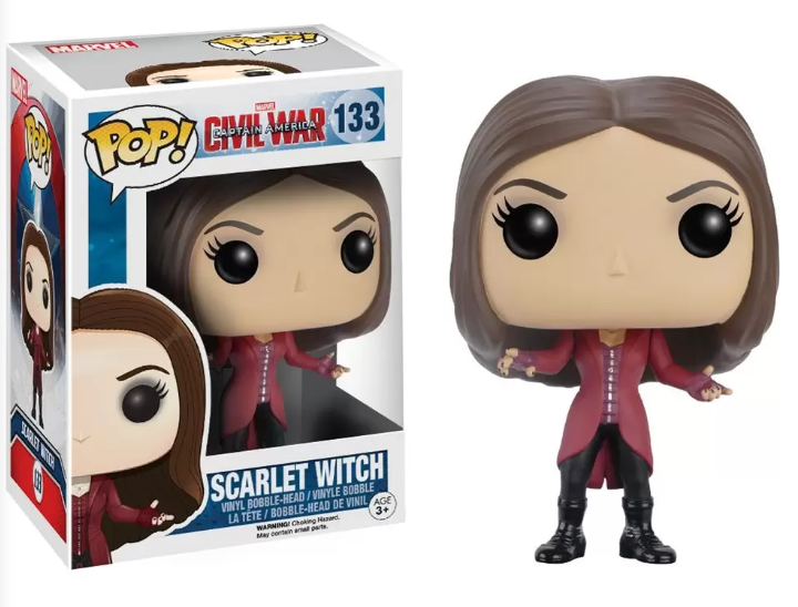 Scarlet Witch  - #133 -  Funko Pop!  - Civil War -Marvel