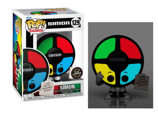 Simon - #129 - Funko Pop! - Simon - Retro Toys- Glow Chase Exclusive