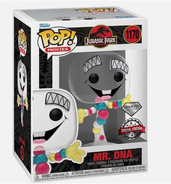 Mr. DNA - #1170 - Funko Pop! - Jurassic Park - Movies - Diamond Collection - Special Edition