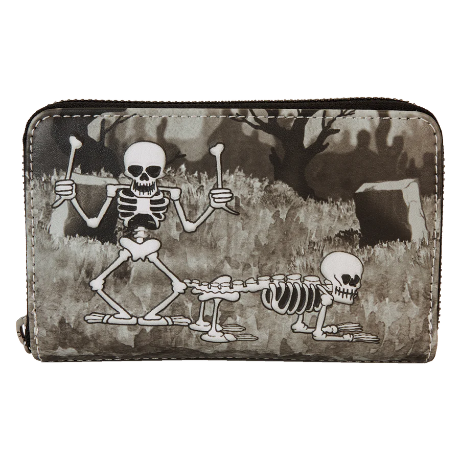 The Skeleton Dance Zip Around Wallet - Loungefly - Wallet