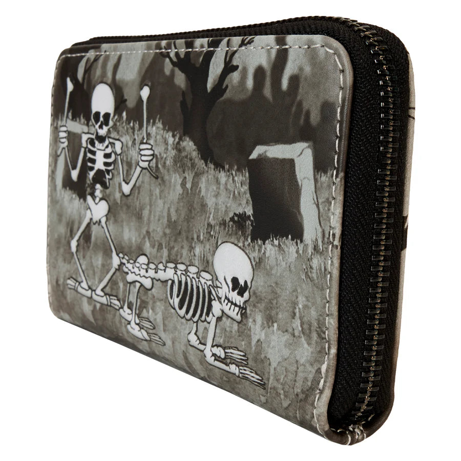 The Skeleton Dance Zip Around Wallet - Loungefly - Wallet