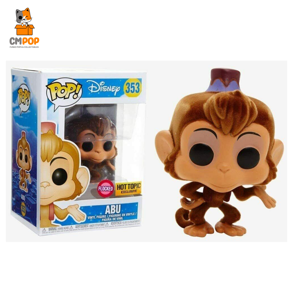 Abu - #353 Funko Pop! Disney Flocked Hot Topic Exclusive Pop