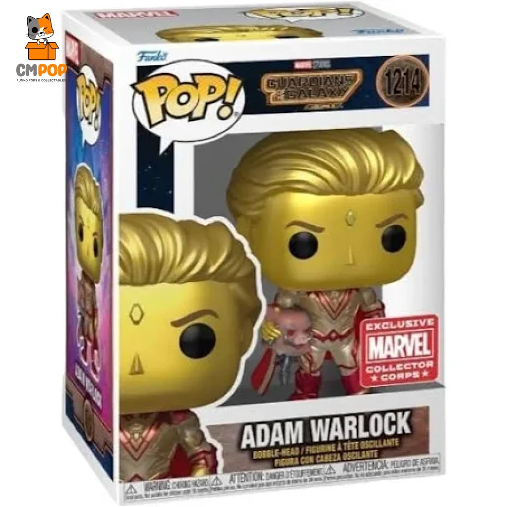 Adam Warlock- #1214 - Funko Pop! Marvel Guardians Of The Galaxy Exclusive Collector Corps Pop