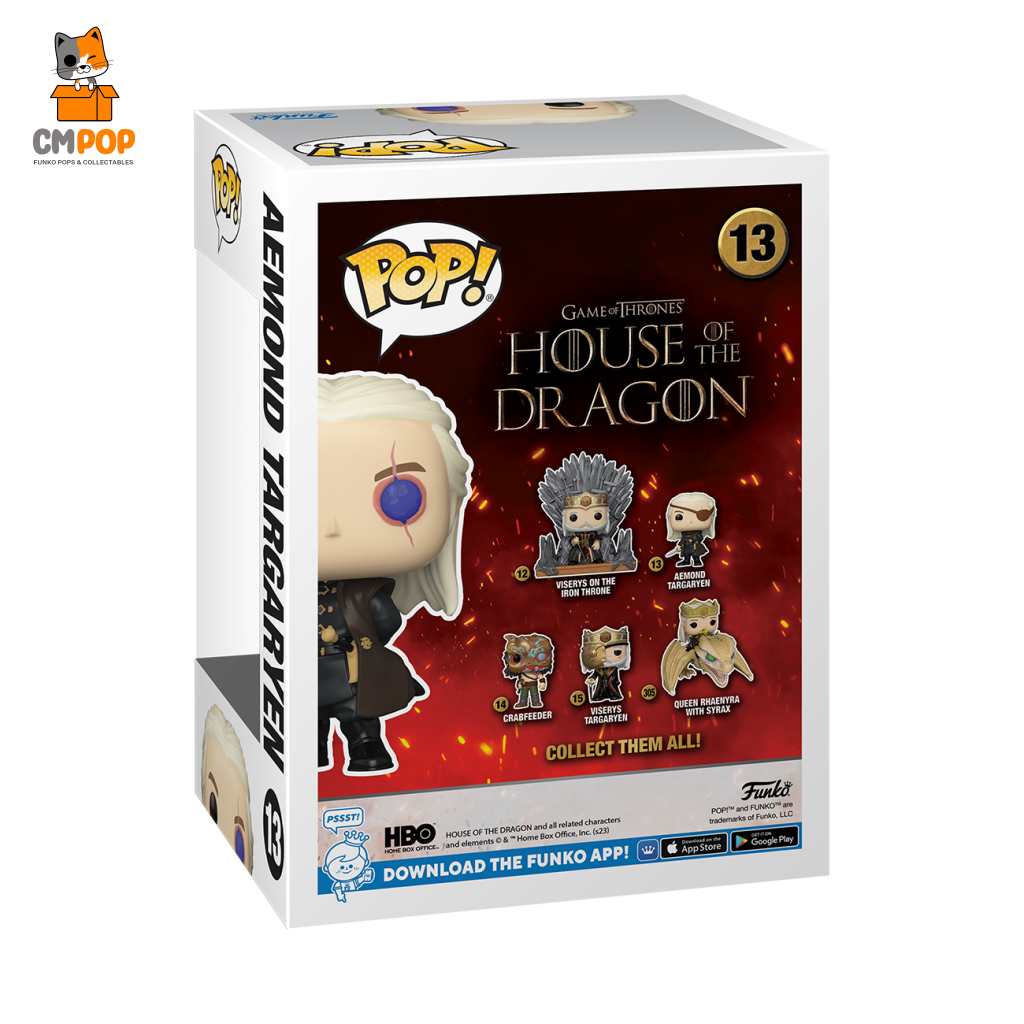 Aemond Targaryen - #13 Funko Pop! House Of The Dragon Chase Exclusive Pop