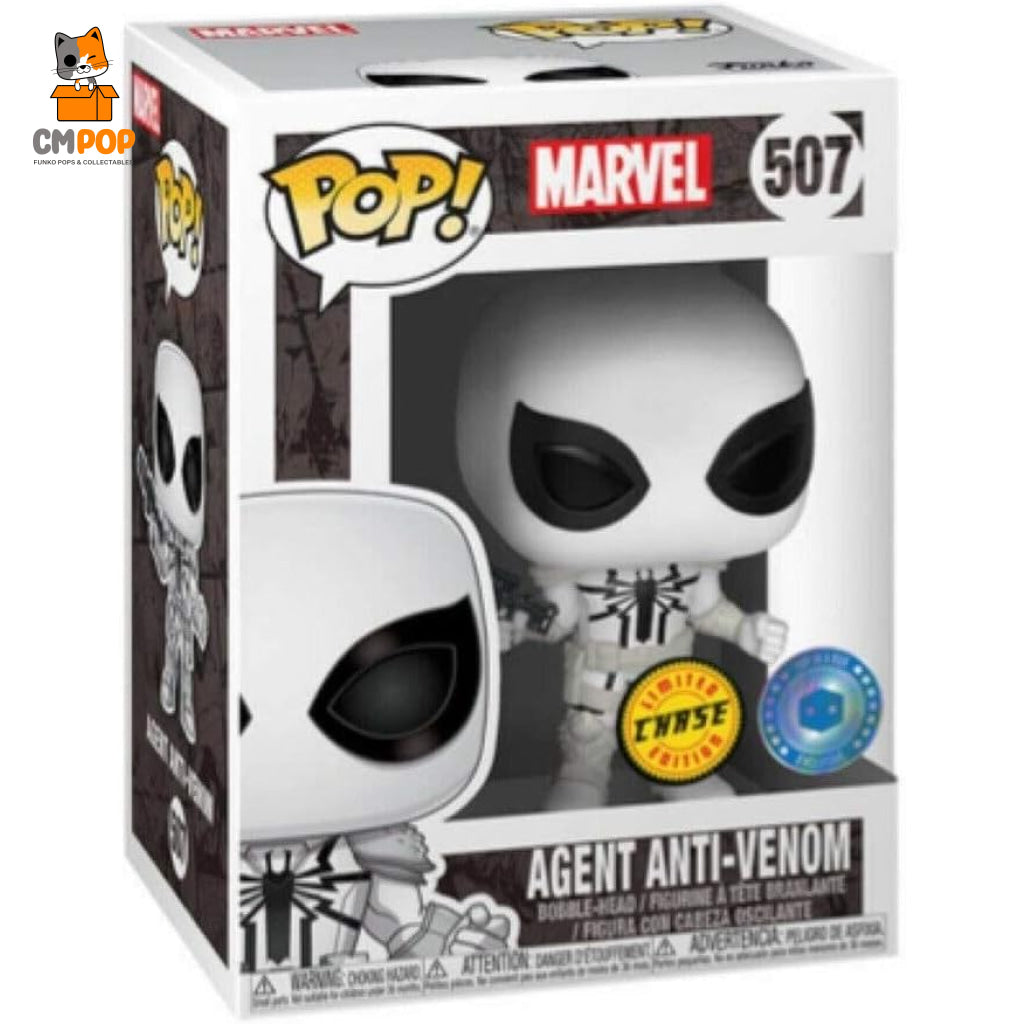 Agent Anti Venom - #507 Funko Pop! Marvel Chase Edition Pop In A Box Exclusive