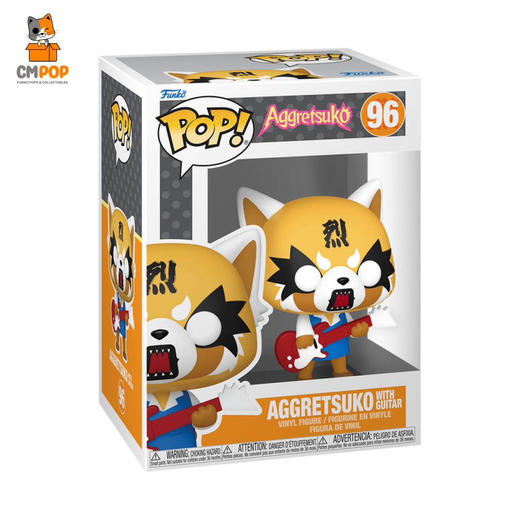 Aggretsuko With Guitar - #96- Funko Pop! Sanrio Hello Kitty And Friends Pop