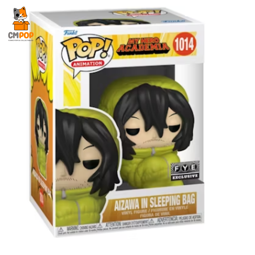 Aizawa In Sleeping Bag - #1014 My Hero Academia Fye Exclusive Funko Pop