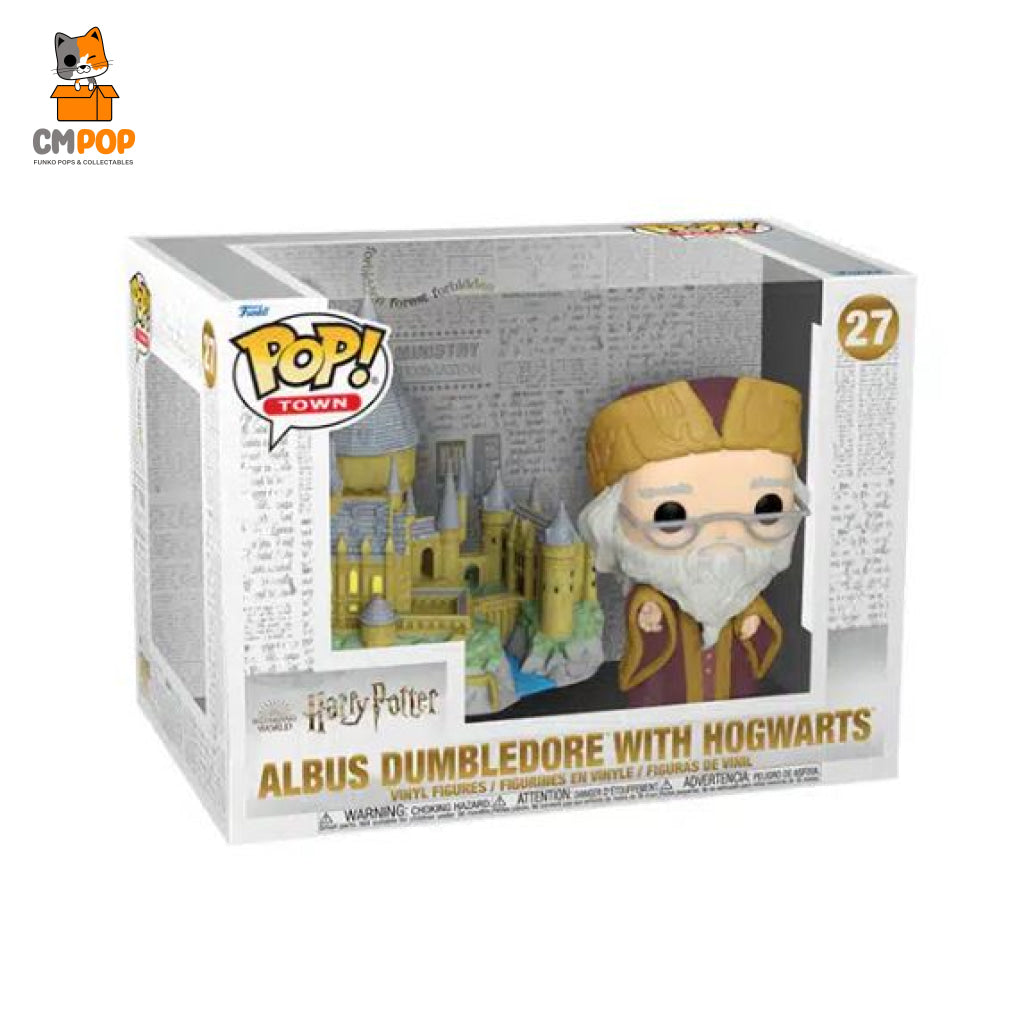 Albus Dumbledore With Hogwarts - #27 Funko Pop! Harry Potter Pop Town Pop