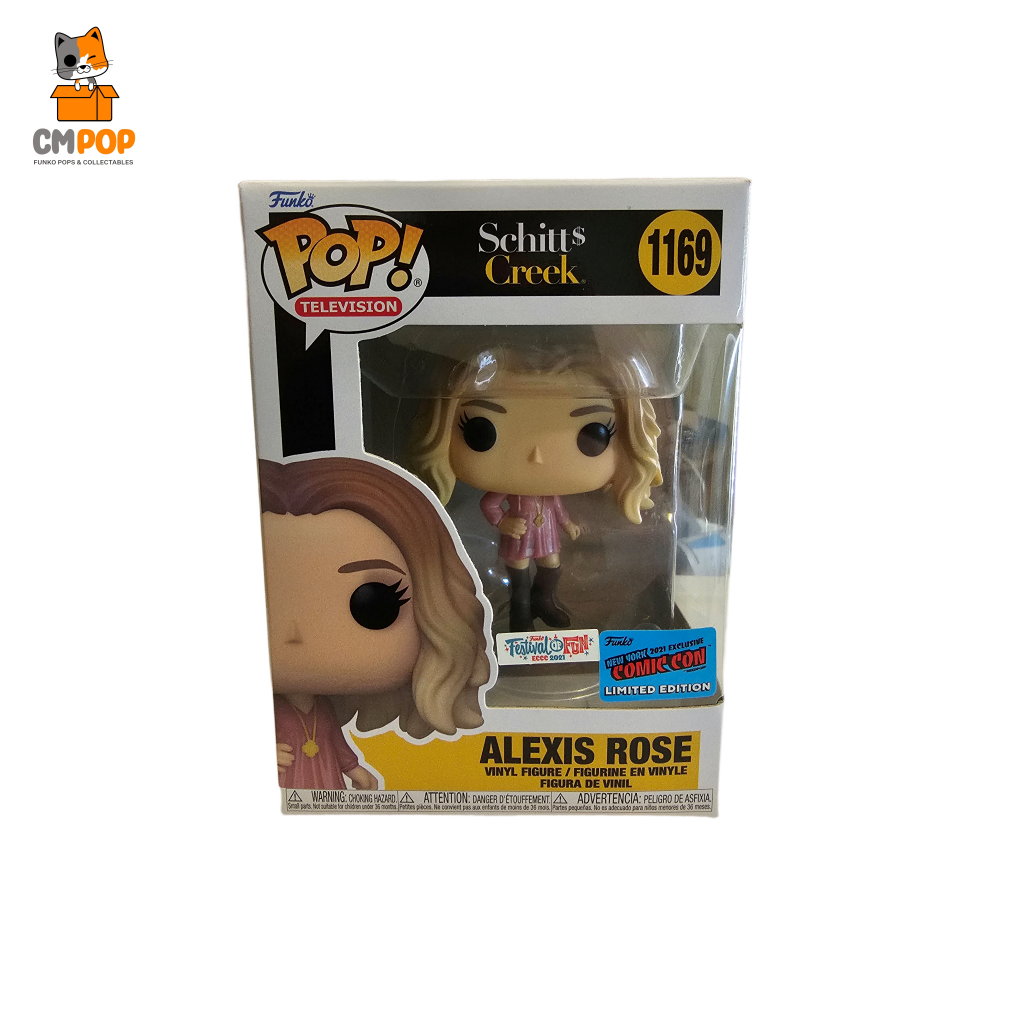 Alexis Rose Schitts Creek - #1169 Nycc 2021 Official Con Sticker Funko Pop