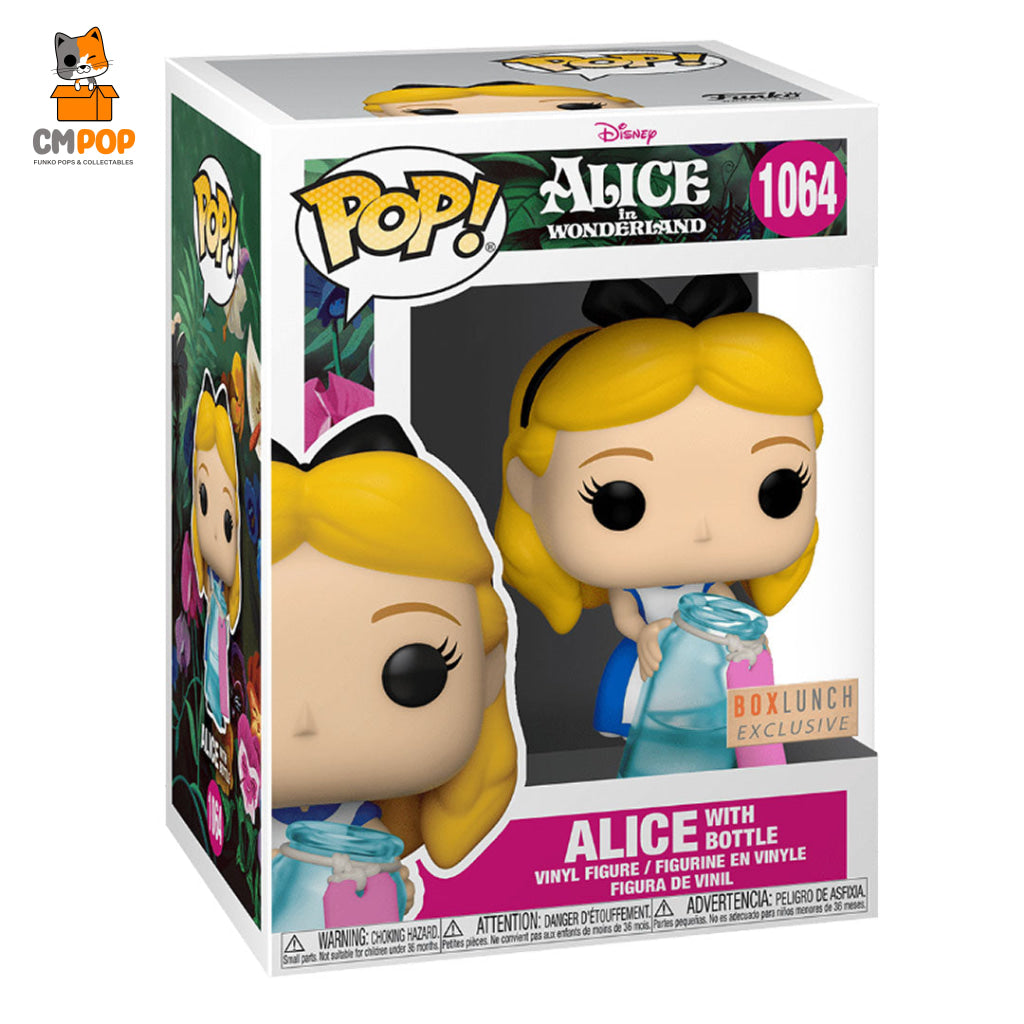 Alice With Bottle - #1064 Funko Pop! In Wonderland Box Lunch Exclusive Pop