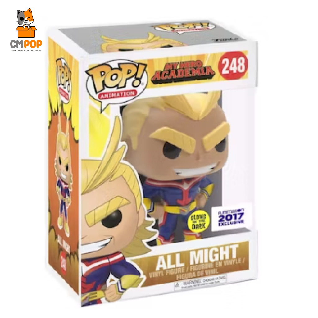 All Might - #248 Funko Pop! My Hero Academia Gitd Funimation 2017 Exclusive Pop