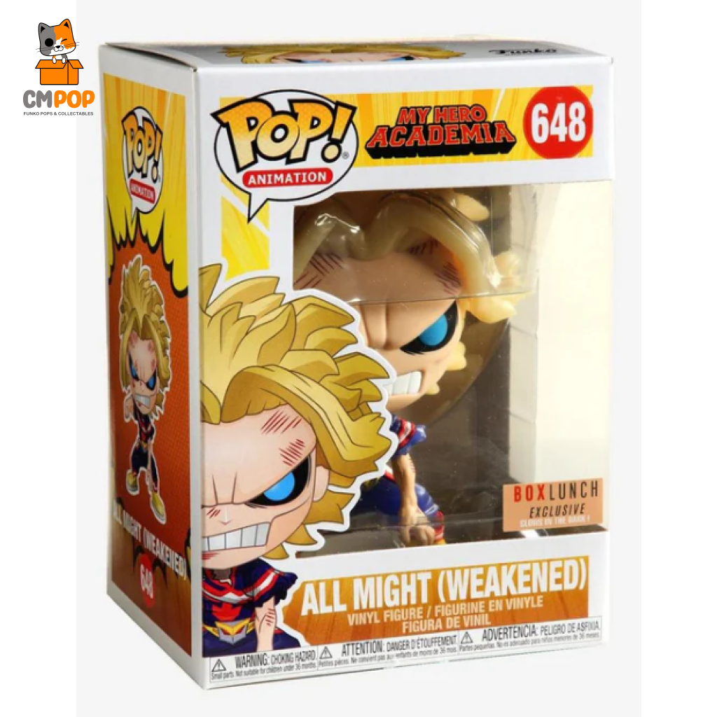 All Might (Weakened) - #648 Funko Pop! My Hero Academia Box Lunch Exclusive Pop