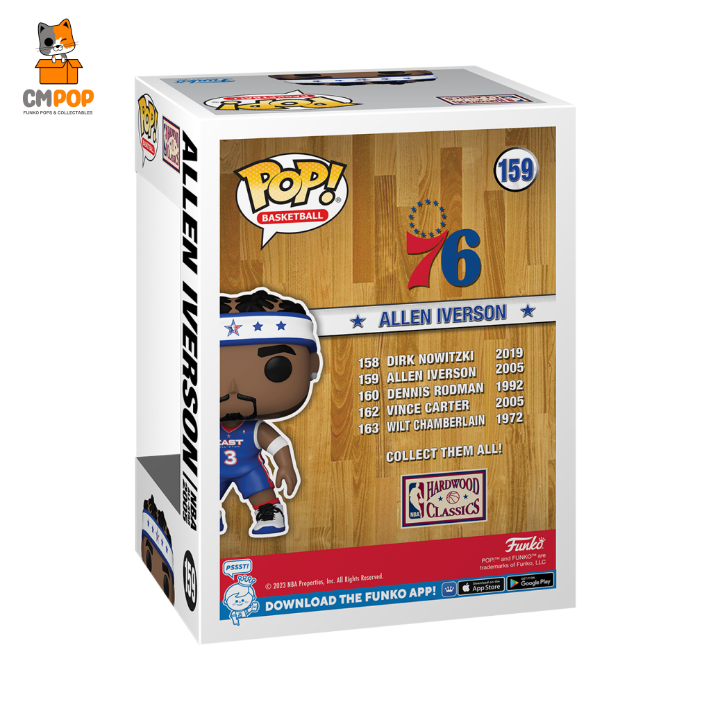 Allen Iverson - #159 Funko Pop! Nba All Star Legends Pop