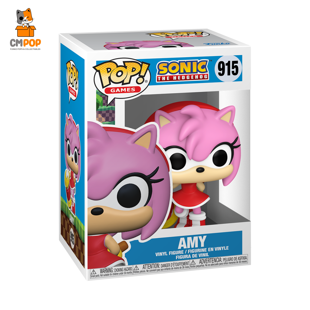 Amy Rose - #915 Funko Pop! Sonic The Hedgehog Pop