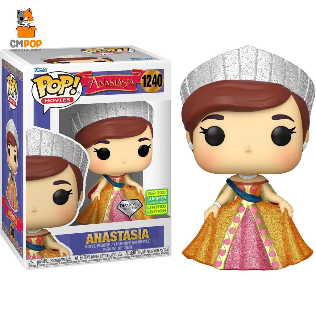 Anastasia - #1240 Funko Pop! Diamond Collection 2022 Summer Convention Limited Edition Pop