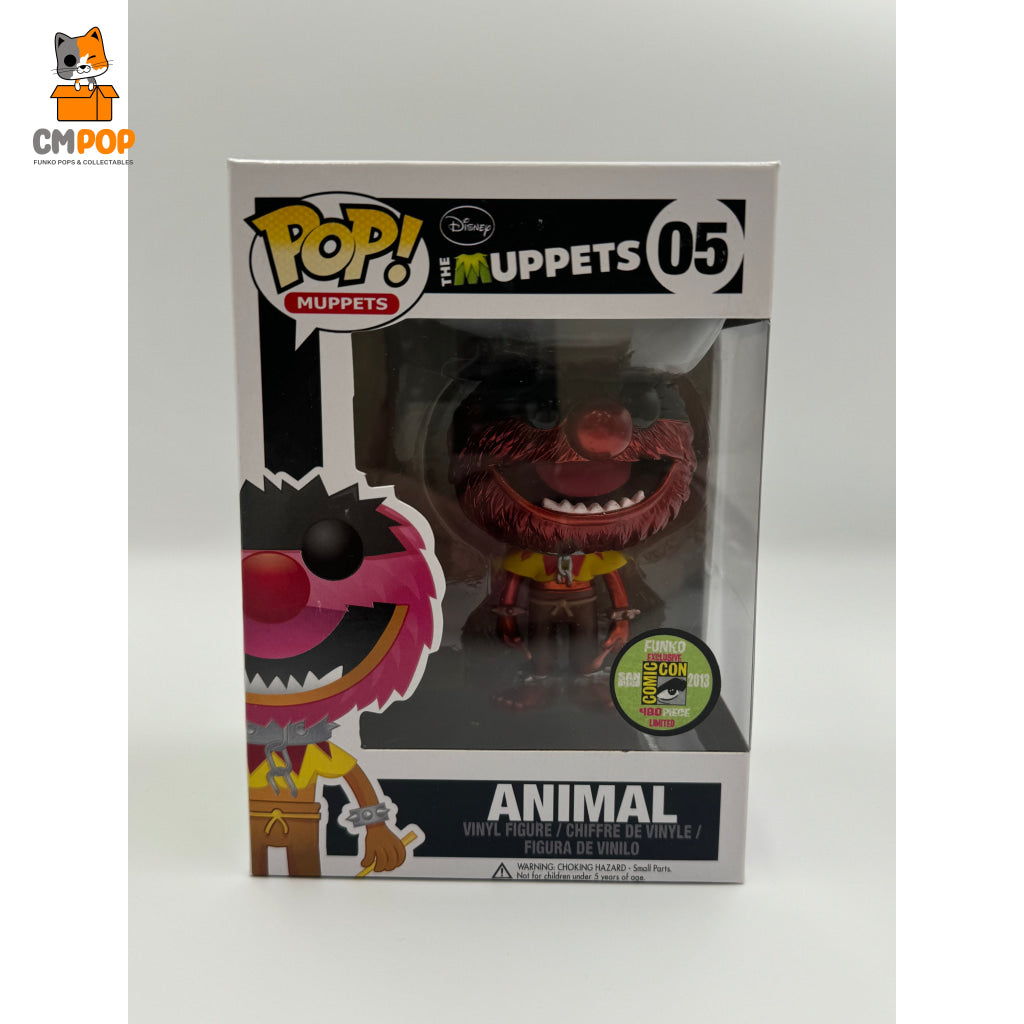 Animal - #05 Funko Pop! The Muppets Sdcc 2013 480 Pieces Pop