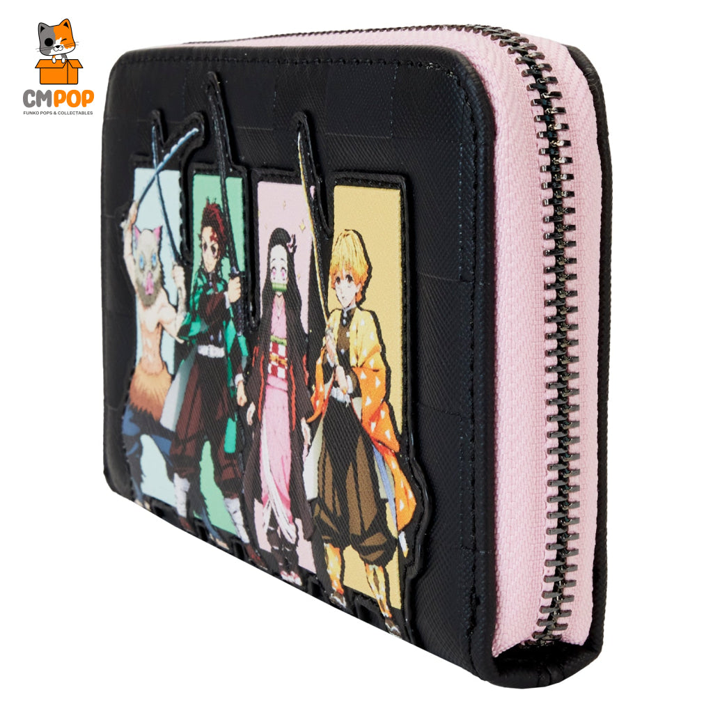 Aniplex Demon Slayer Group Zip Around Wallet - Loungefly