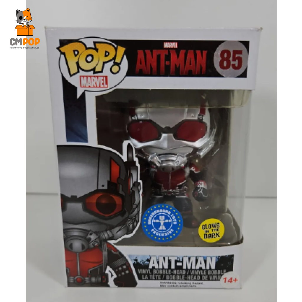 Ant-Man - #85 Funko Pop! Marvel Gitd Underground Toys Exclusive Pop