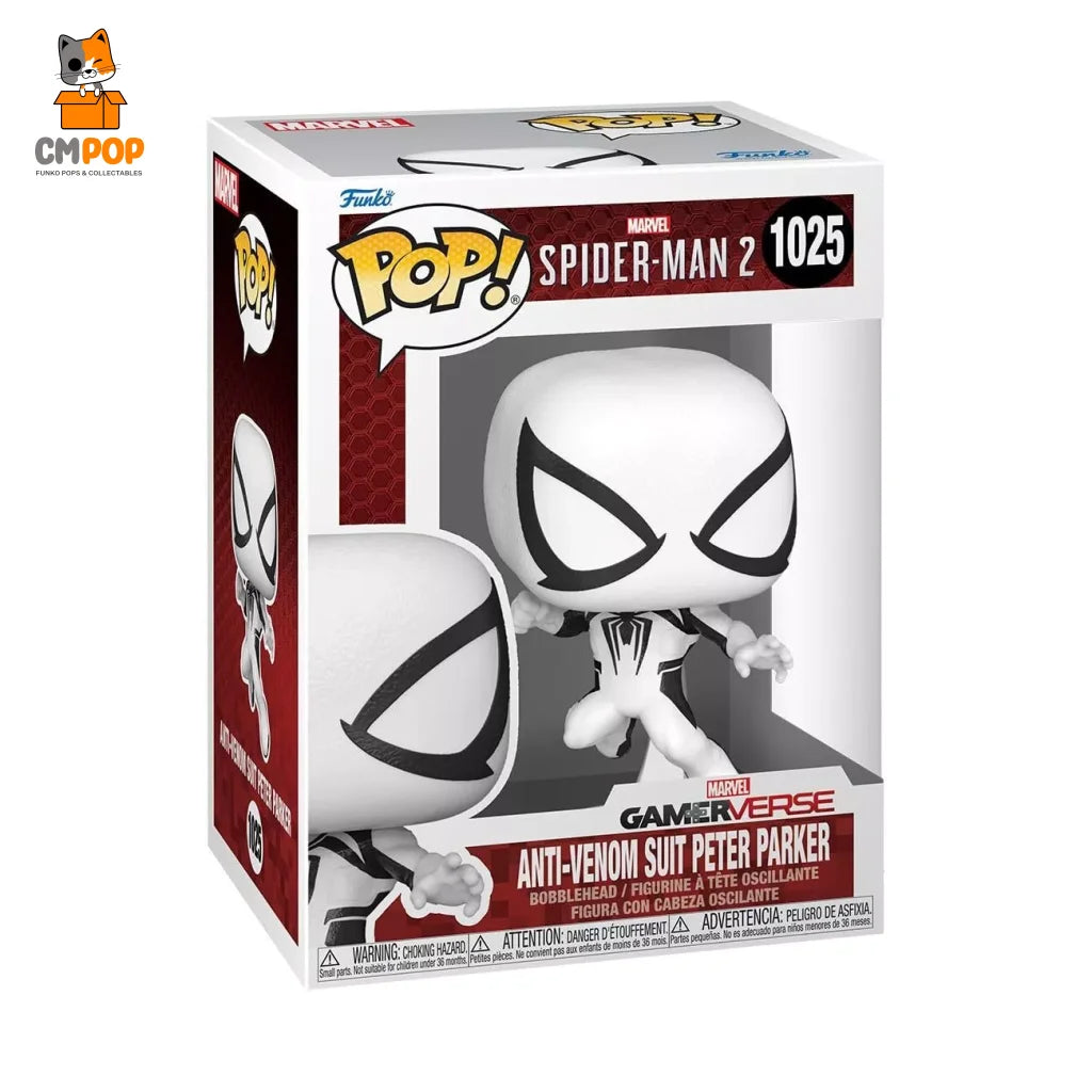 Anti-Venom Peter Parker - #1025 Funko Pop! Games Spider-Man 2 Pop