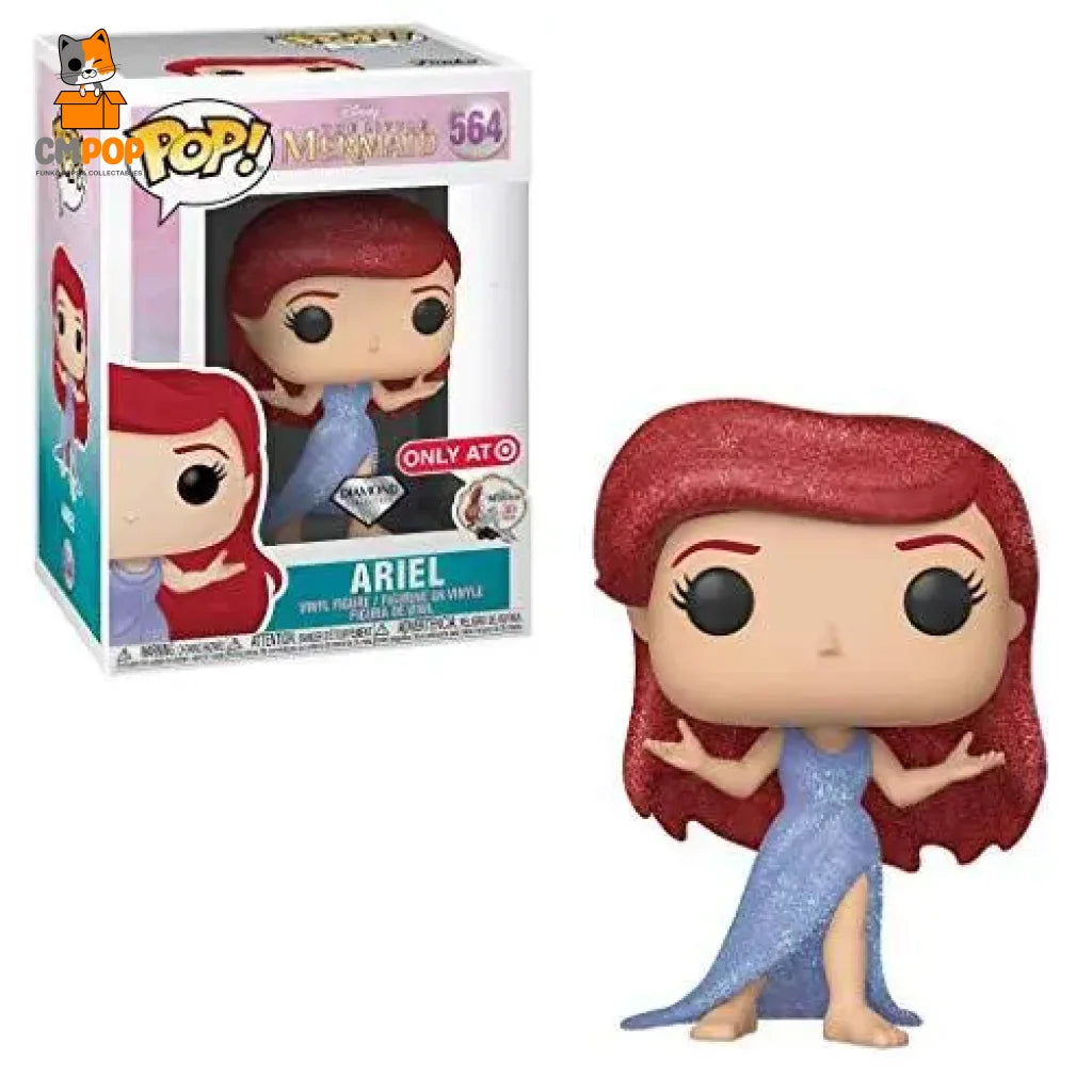 Ariel #564 - Funko Pop! Disney The Little Mermaid Diamond Collection Target Exclusive Pop