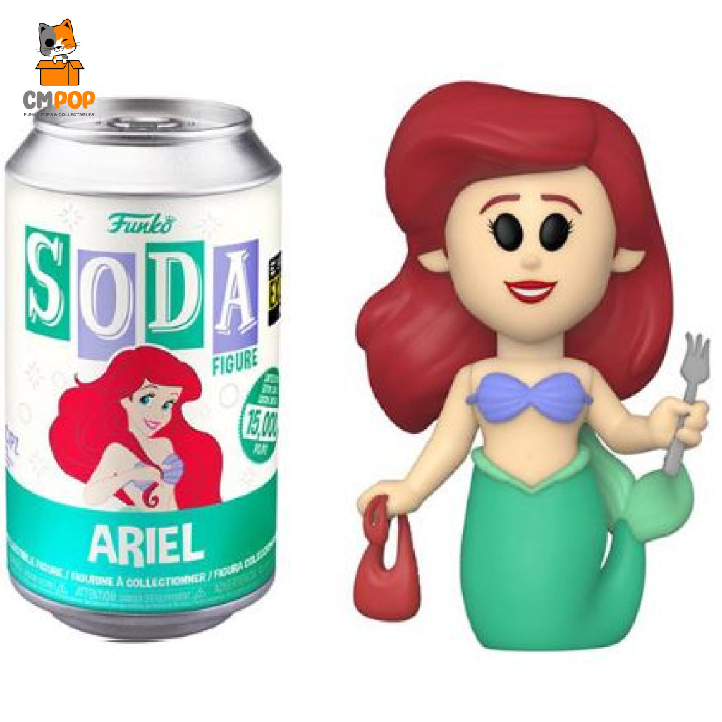 Ariel - Funko Vinyl Soda 15 000 Pieces Disney Chance Of Chase