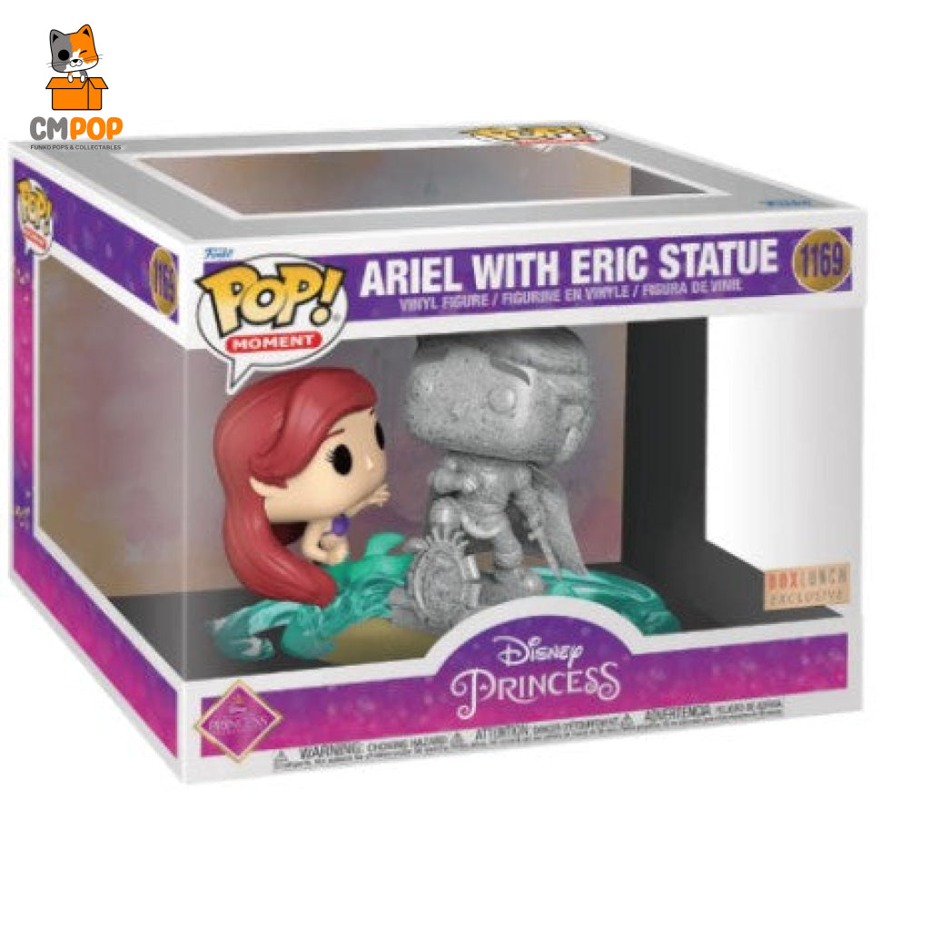 Ariel With Eric Statue - #1169 Funko Pop! Deluxe Disney Princess Moments The Little Mermaid Box