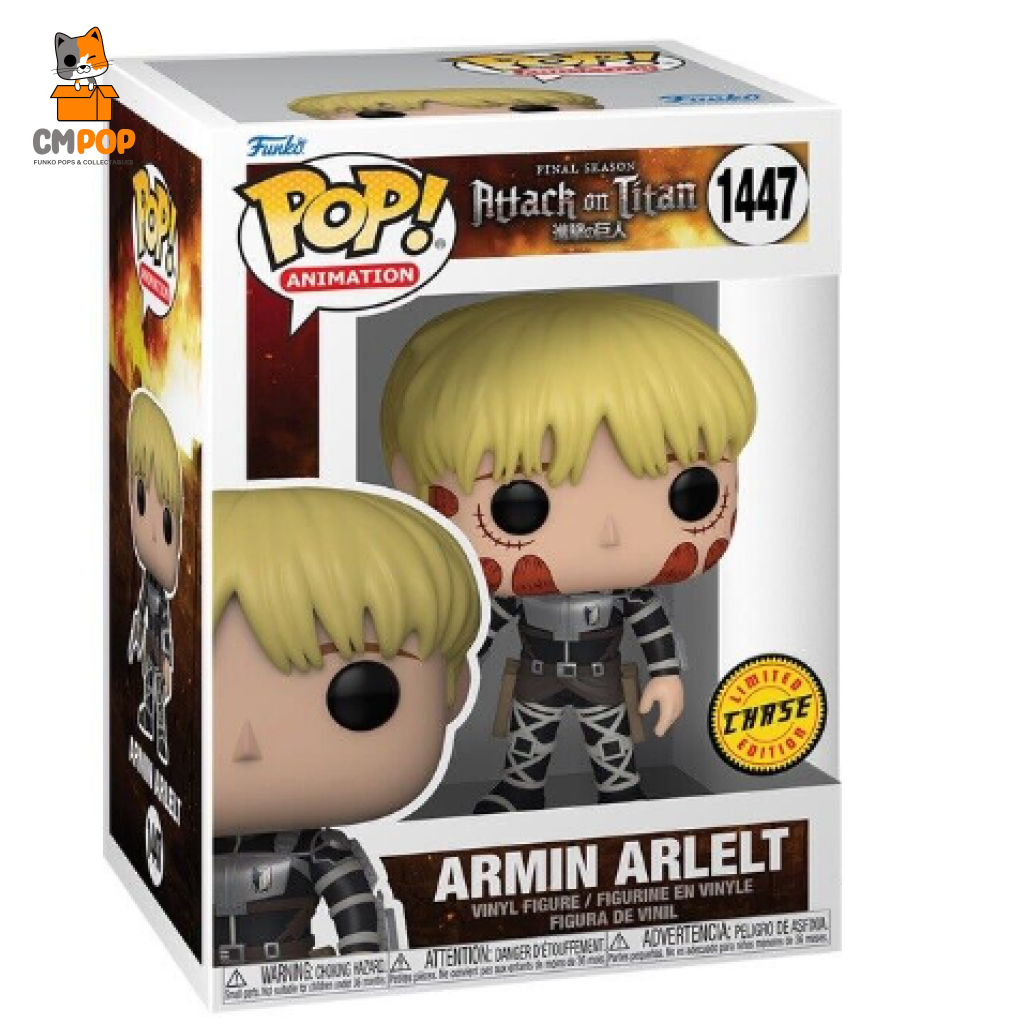 Armin Arelt - #1447 Funko Pop! Attack On Titan Anime Chase Pop