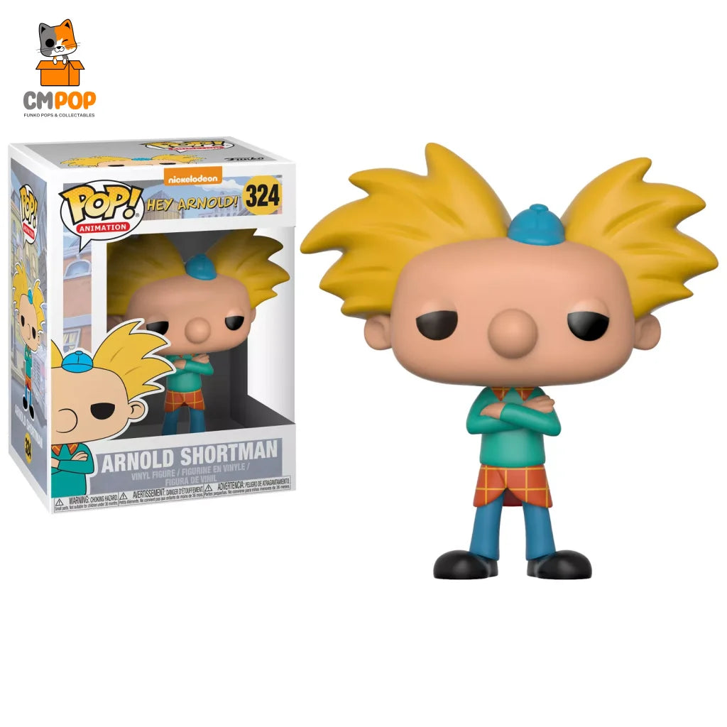 Arnold Shortman - #324 Funko Pop! Animation Nickelodeon Hey Arnold! Pop