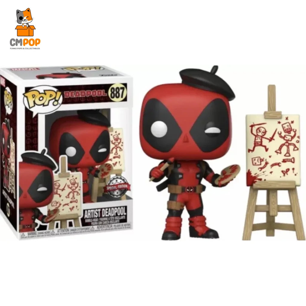 Artist Deadpool - #887 Funko Pop! Special Edition Pop