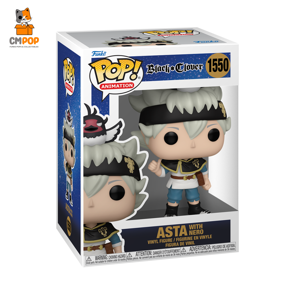 Asta W/Nero - #1550- Funko Pop! Black Clover Animation Pop