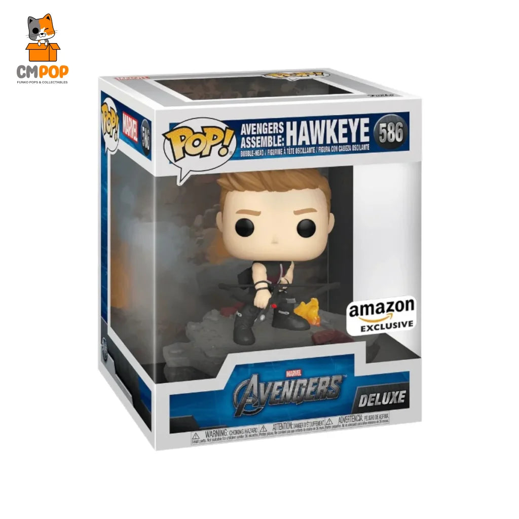 Avengers Assemble: Hawkeye - #586 Funko Pop! Marvel Deluxe Amazon Exclusive