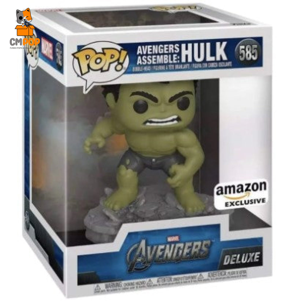 Avengers Assemble: Hulk - #585 Funko Pop! Marvel Deluxe Amazon Exclusive