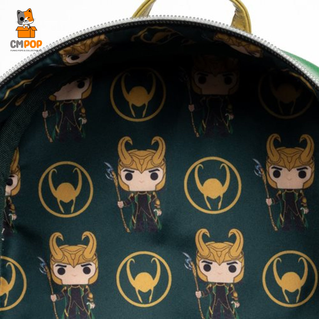 Avengers Loki With Scepter Pop Mini Backpack - Loungefly