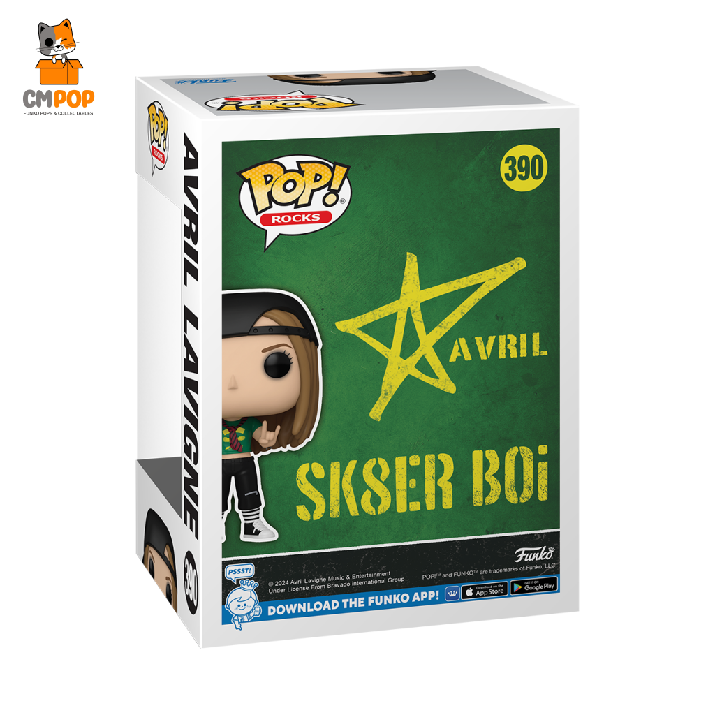 Avril Lavigne Sk8Ter Boi - #390 Funko Pop! Pop Rocks