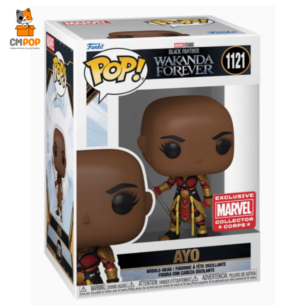 Ayo - #1121 Funko Pop! Black Panther Wakanda Forever Marvel Mcc Exclusive Pop