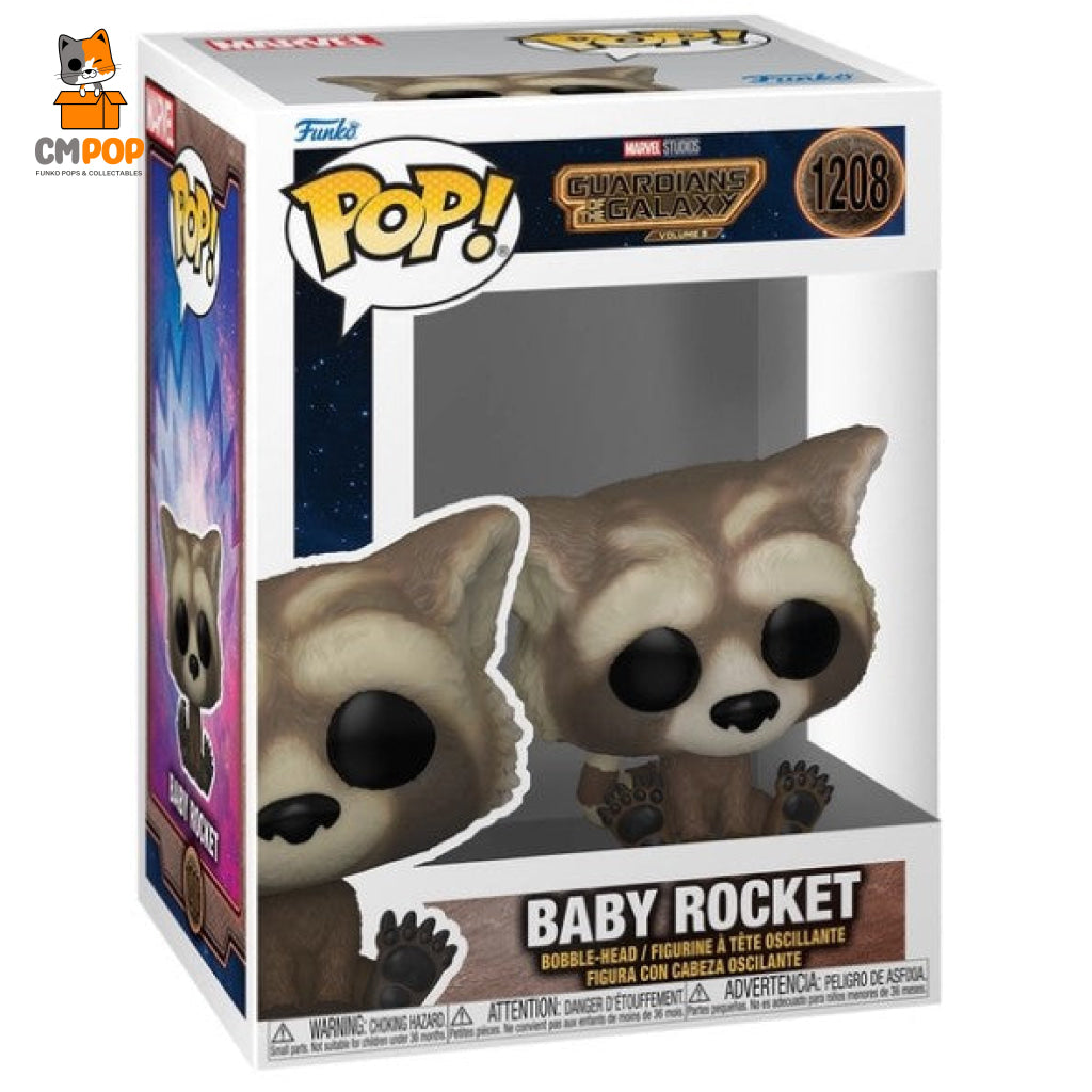 Baby Rocket- #1208 - Funko Pop! Guardians Of The Galaxy Vol 3 Pop