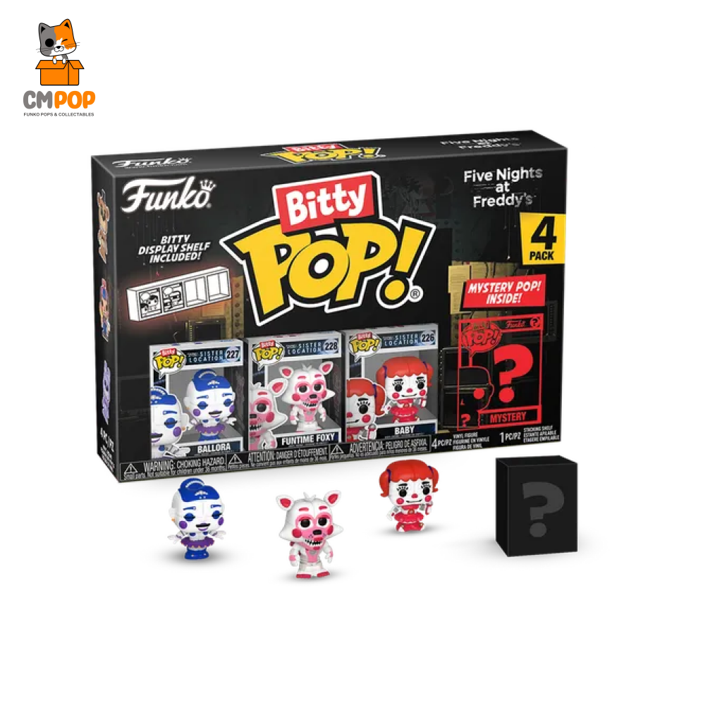 Ballora -Fnaf- Bitty Pop 4 Pack Pop! - Funko Fnaf