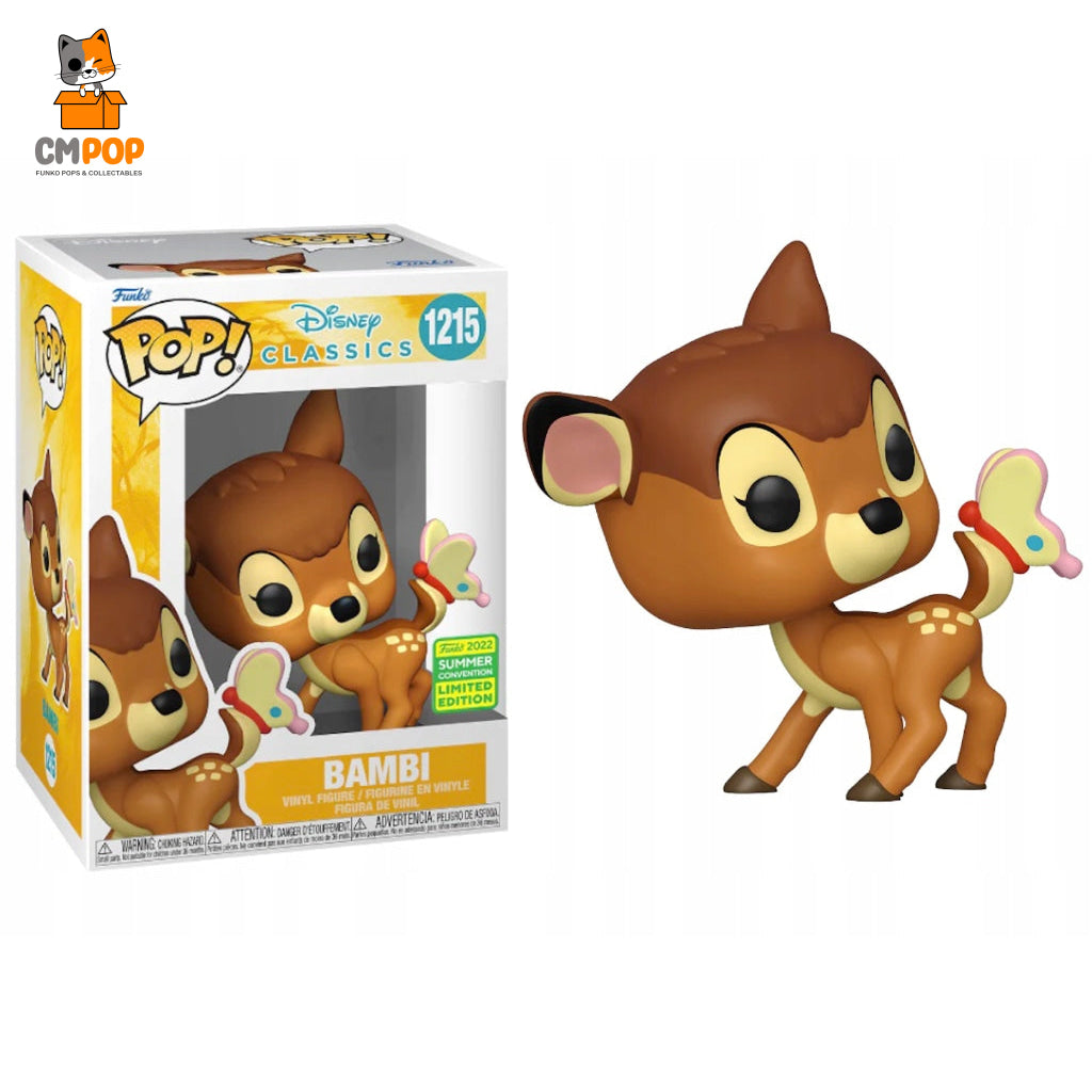 Bambi - #1215 Funko Pop! Disney Classics 2022 Convention Exclusive Pop