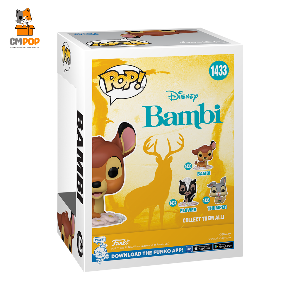 Bambi 80Th Anniversary - #1433 Funko Pop! Disney Pop